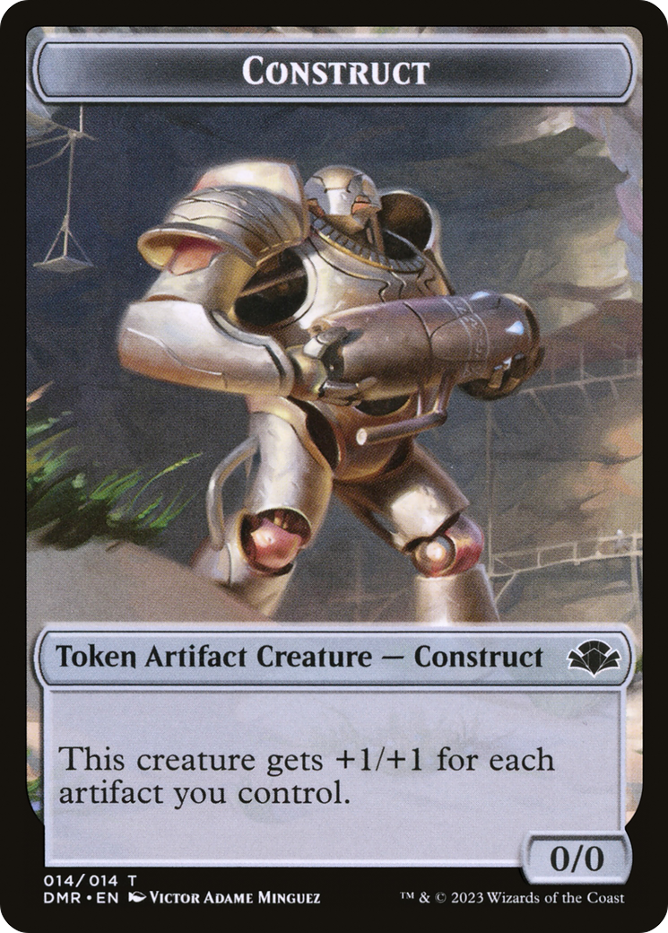 Construct Token [Dominaria Remastered Tokens] | North Valley Games