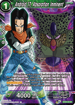 Android 17, Absorption Imminent (EX20-03) [Ultimate Deck 2022] | North Valley Games