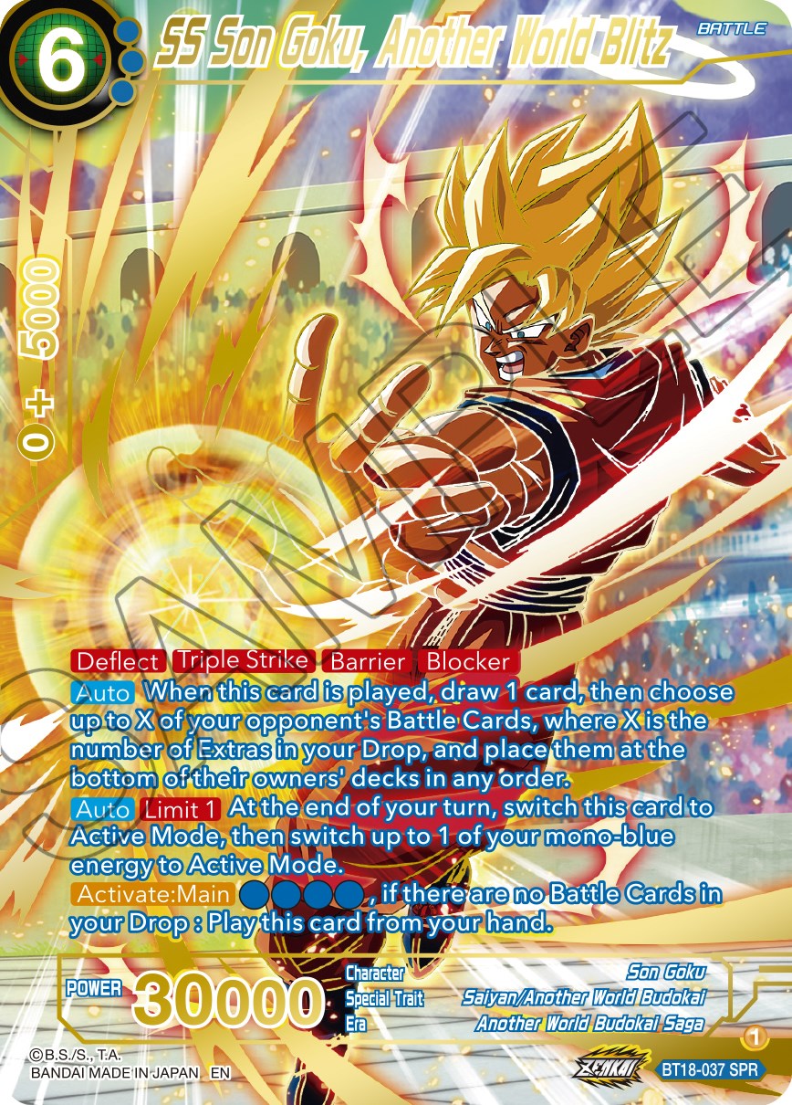 SS Son Goku, Another World Blitz (SPR) (BT18-037) [Dawn of the Z-Legends] | North Valley Games