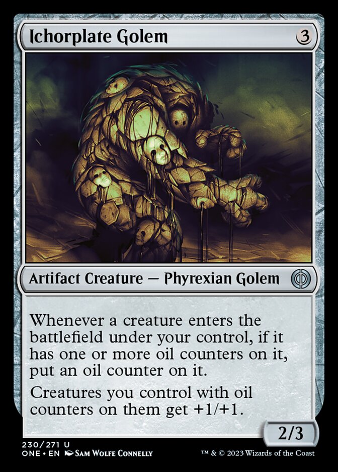 Ichorplate Golem [Phyrexia: All Will Be One] | North Valley Games