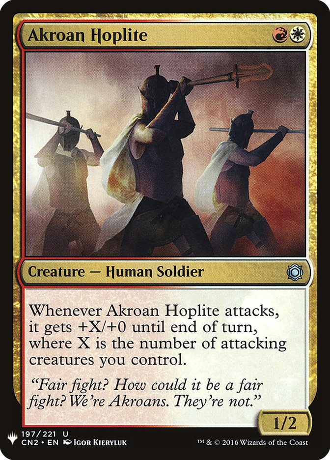 Akroan Hoplite [Mystery Booster] | North Valley Games