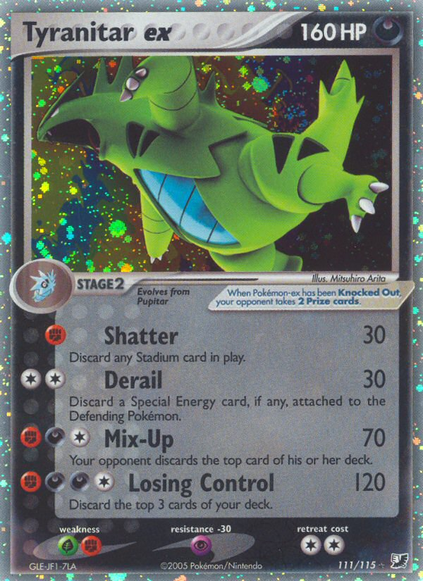 Tyranitar ex (111/115) [EX: Unseen Forces] | North Valley Games