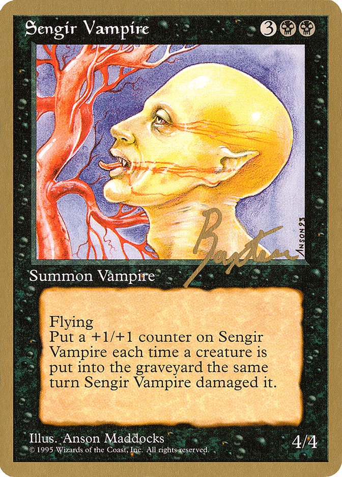 Sengir Vampire (George Baxter) [Pro Tour Collector Set] | North Valley Games