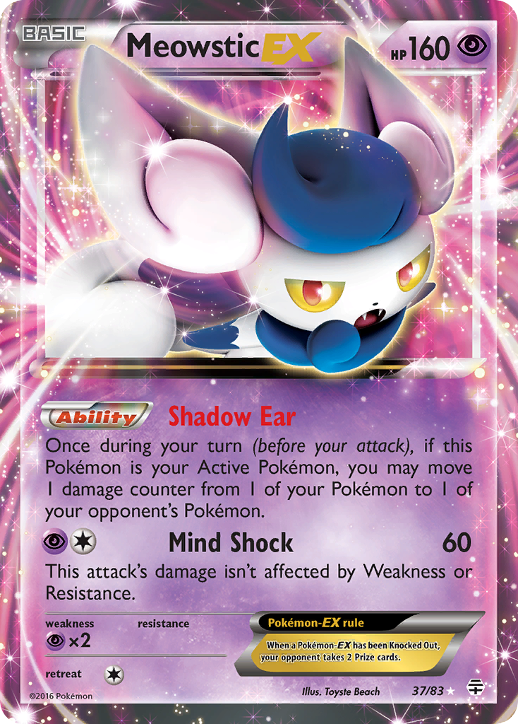 Meowstic EX (37/83) [XY: Generations] | North Valley Games