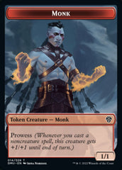 Soldier // Monk Double-Sided Token [Dominaria United Tokens] | North Valley Games