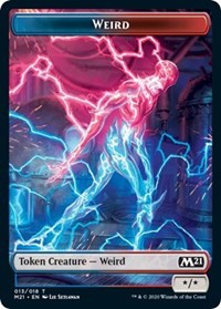 Weird // Zombie Double-Sided Token [Core Set 2021 Tokens] | North Valley Games