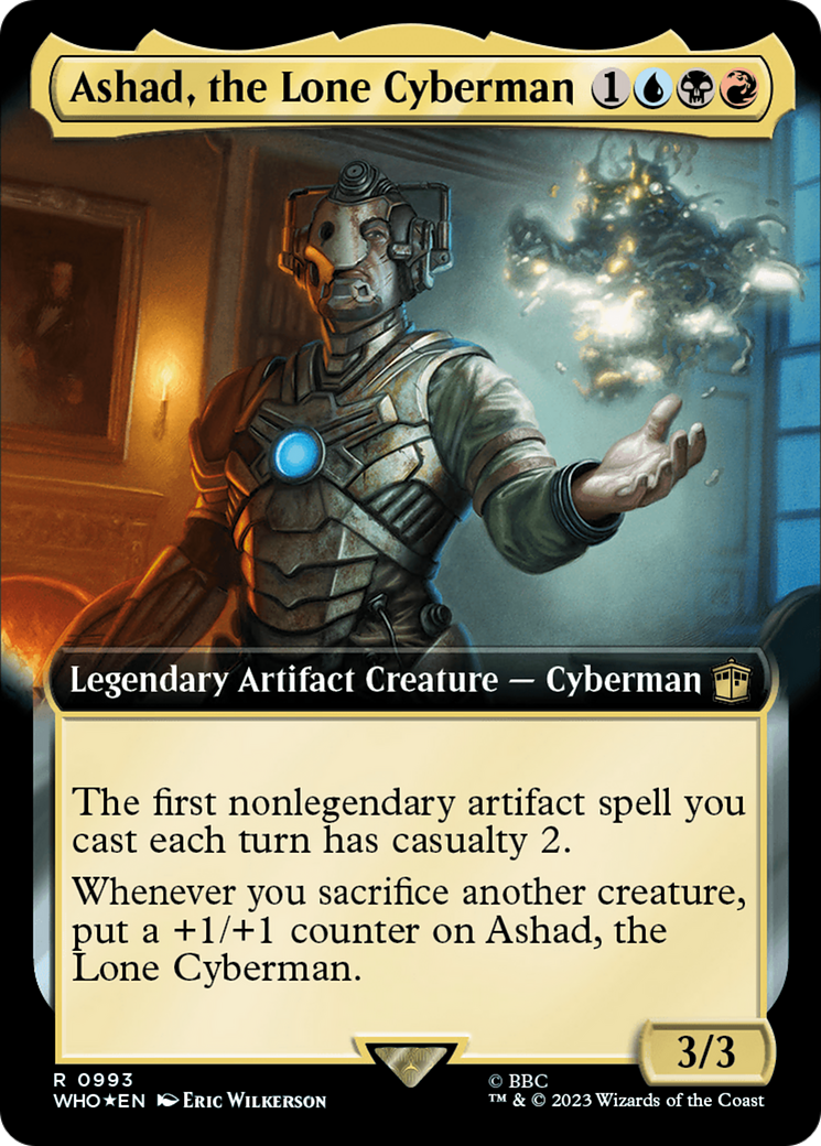 Ashad, the Lone Cyberman (Extended Art) (Surge Foil) [Doctor Who] | North Valley Games