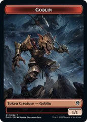 Zombie Knight // Goblin Double-Sided Token [Dominaria United Commander Tokens] | North Valley Games