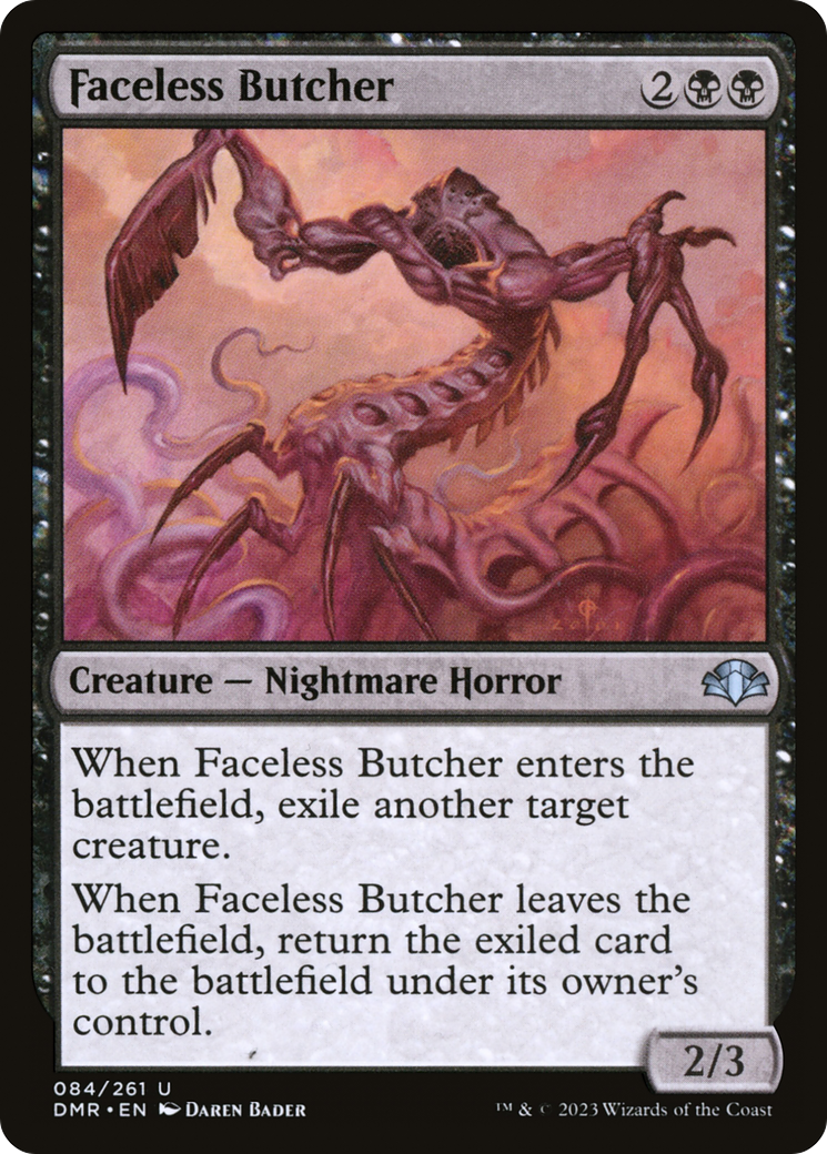 Faceless Butcher [Dominaria Remastered] | North Valley Games