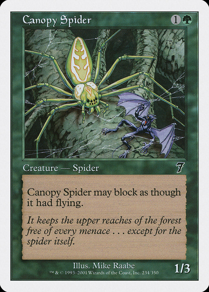 Canopy Spider [Seventh Edition] | North Valley Games