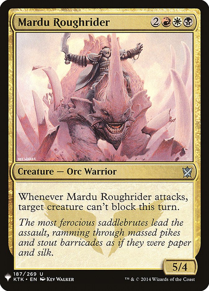 Mardu Roughrider [Mystery Booster] | North Valley Games