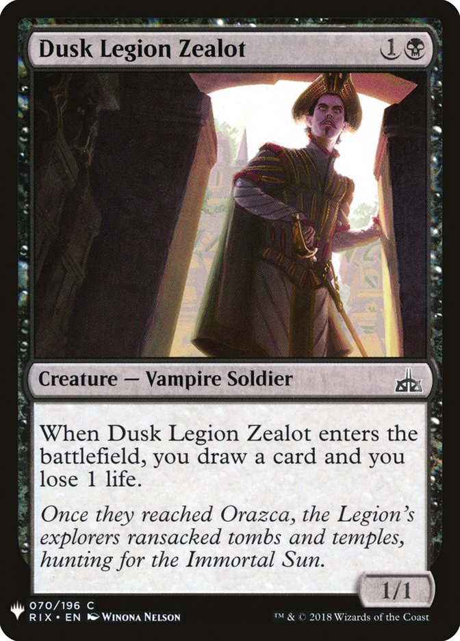 Dusk Legion Zealot [Mystery Booster] | North Valley Games