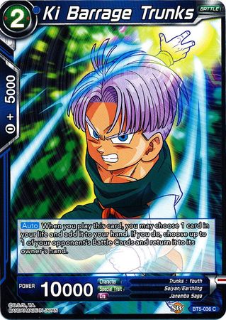 Ki Barrage Trunks (BT5-036) [Miraculous Revival] | North Valley Games