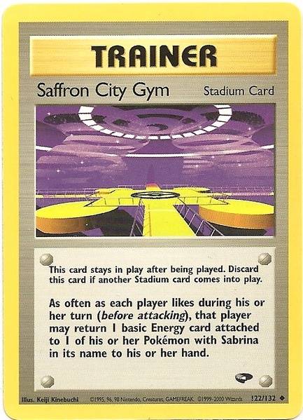 Saffron City Gym (122/132) [Gym Challenge Unlimited] | North Valley Games