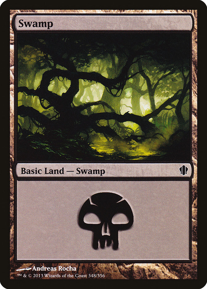 Swamp (348) [Commander 2013] | North Valley Games