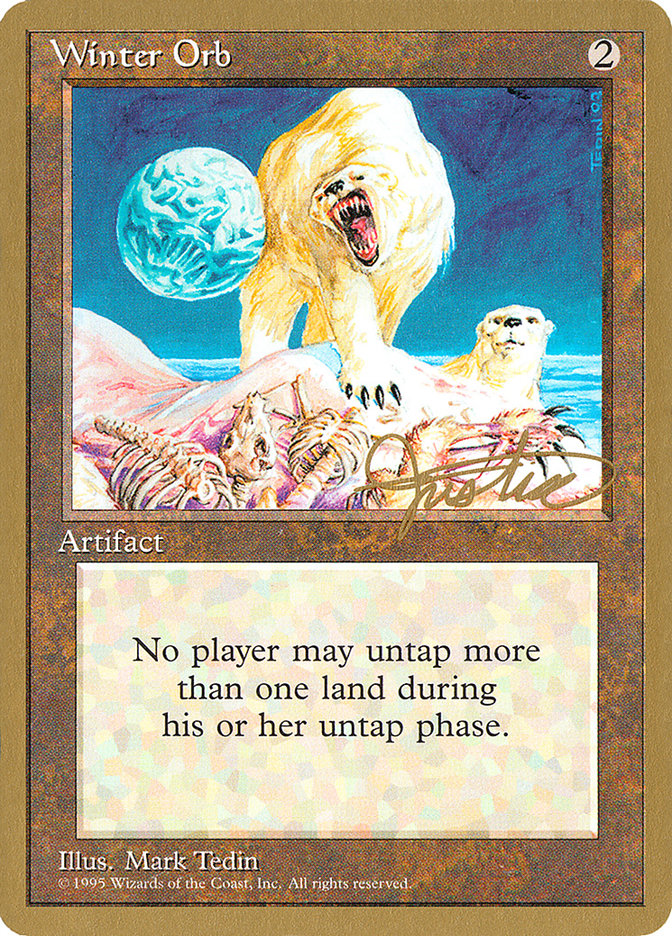 Winter Orb (Mark Justice) [Pro Tour Collector Set] | North Valley Games