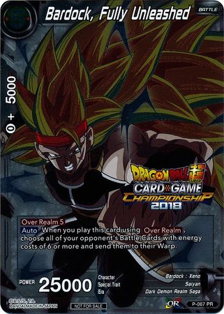 Bardock, Fully Unleashed (P-067) [Tournament Promotion Cards] | North Valley Games