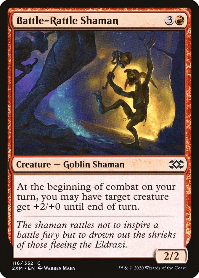 Battle-Rattle Shaman [Double Masters] | North Valley Games