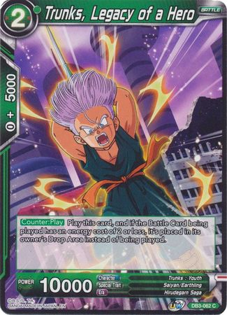 Trunks, Legacy of a Hero (DB3-062) [Giant Force] | North Valley Games