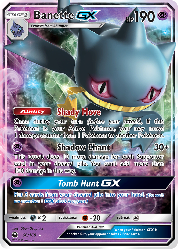 Banette GX (66/168) [Sun & Moon: Celestial Storm] | North Valley Games