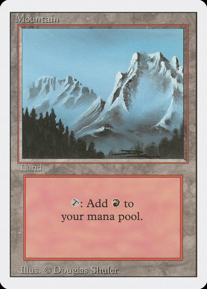 Mountain (Snow Top / Highest Point on Right) [Revised Edition] | North Valley Games