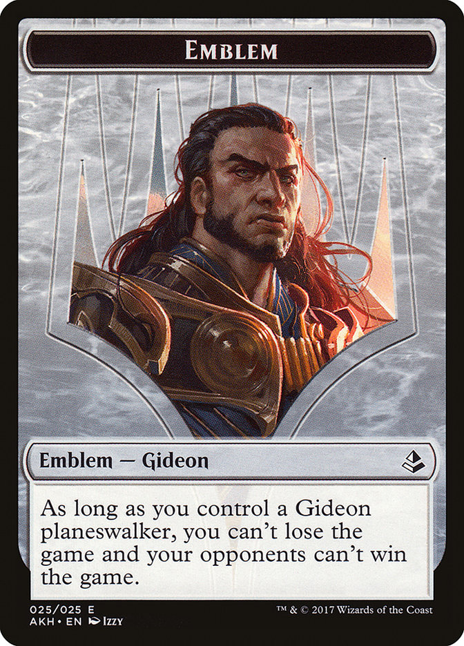 Gideon of the Trials Emblem [Amonkhet Tokens] | North Valley Games