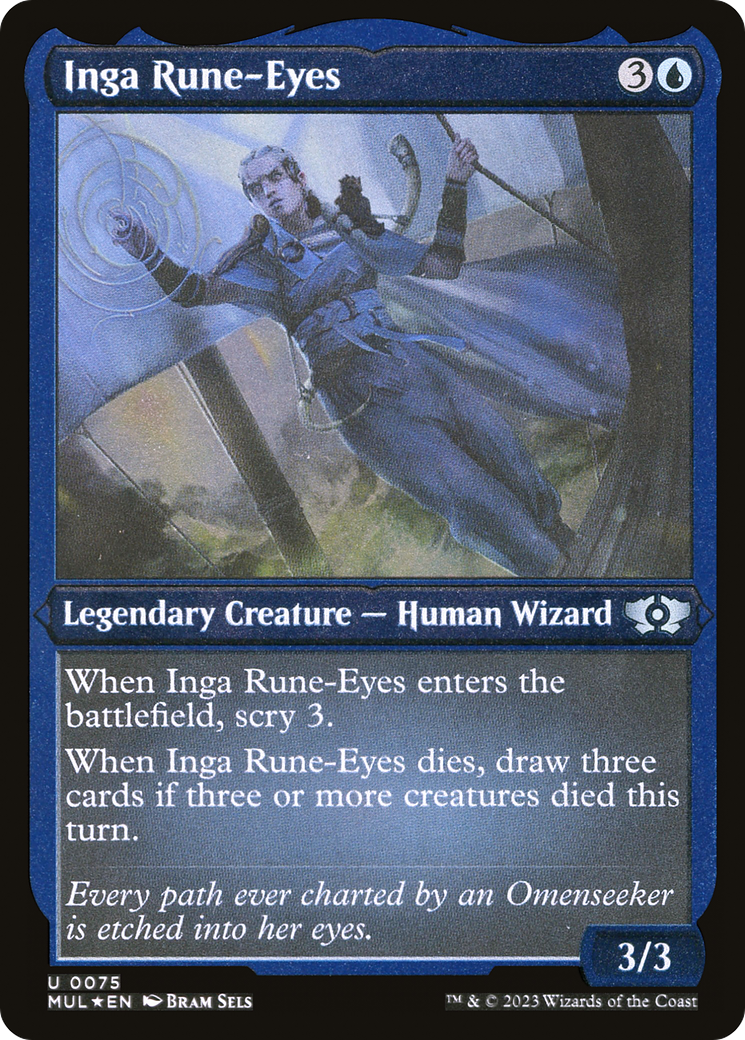 Inga Rune-Eyes (Foil Etched) [Multiverse Legends] | North Valley Games