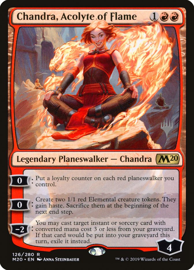 Chandra, Acolyte of Flame (Promo Pack) [Core Set 2020 Promos] | North Valley Games