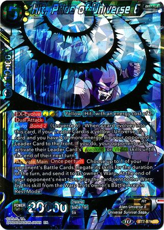 Hit, Pride of Universe 6 (BT7-079) [Assault of the Saiyans] | North Valley Games