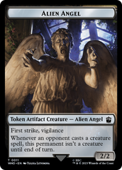 Alien Angel // Dinosaur Double-Sided Token [Doctor Who Tokens] | North Valley Games