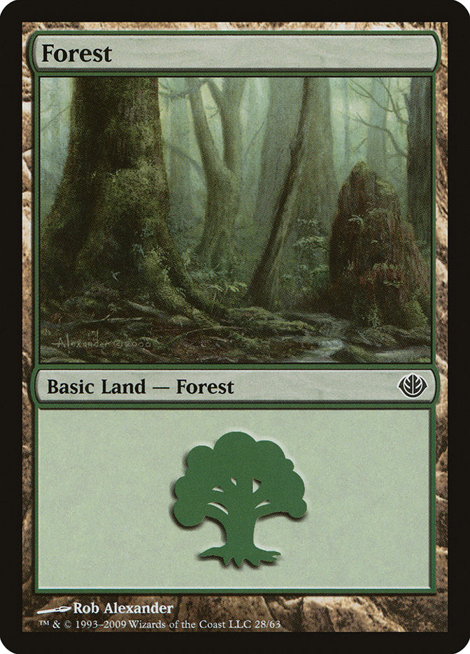 Forest (28) [Duel Decks: Garruk vs. Liliana] | North Valley Games