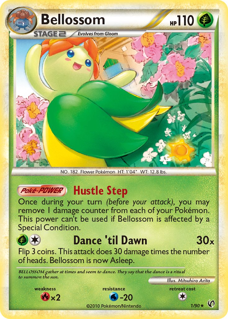 Bellossom (1/90) (Theme Deck Exclusive) [HeartGold & SoulSilver: Undaunted] | North Valley Games