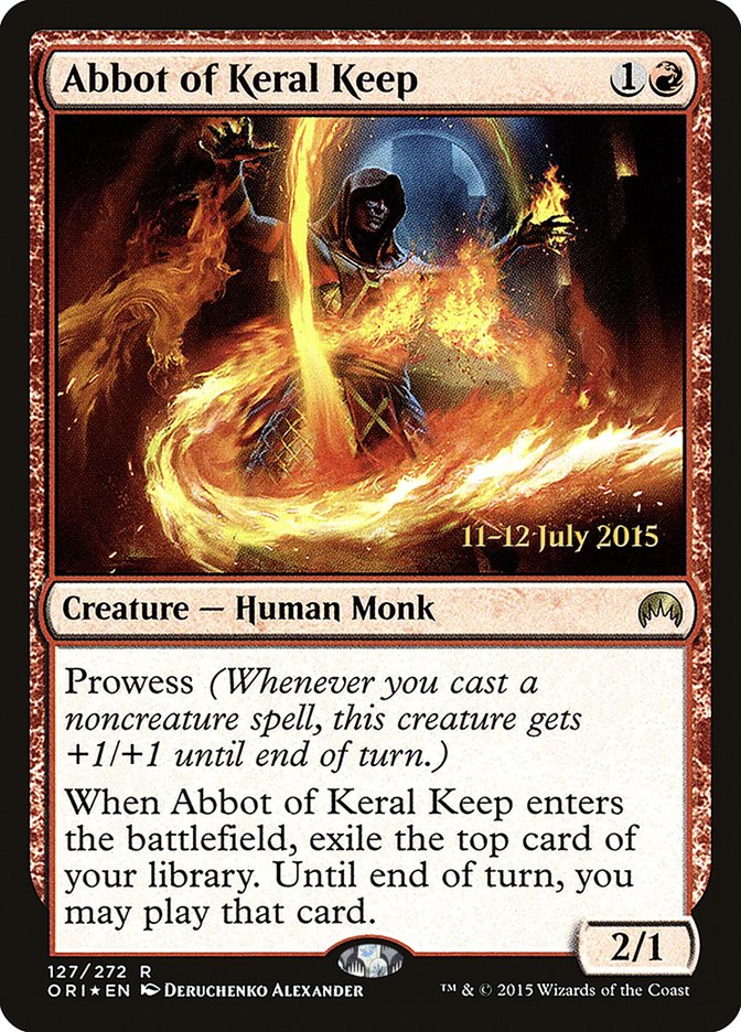Abbot of Keral Keep [Magic Origins Prerelease Promos] | North Valley Games