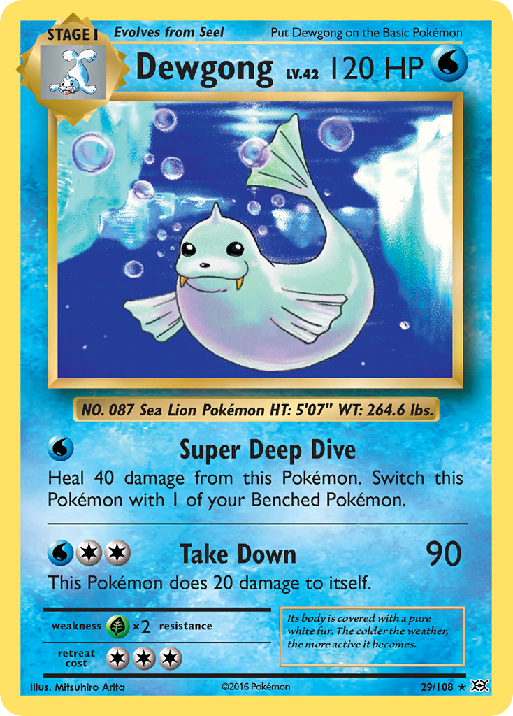 Dewgong (29/108) [XY: Evolutions] | North Valley Games