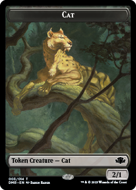 Insect // Cat (003) Double-Sided Token [Dominaria Remastered Tokens] | North Valley Games