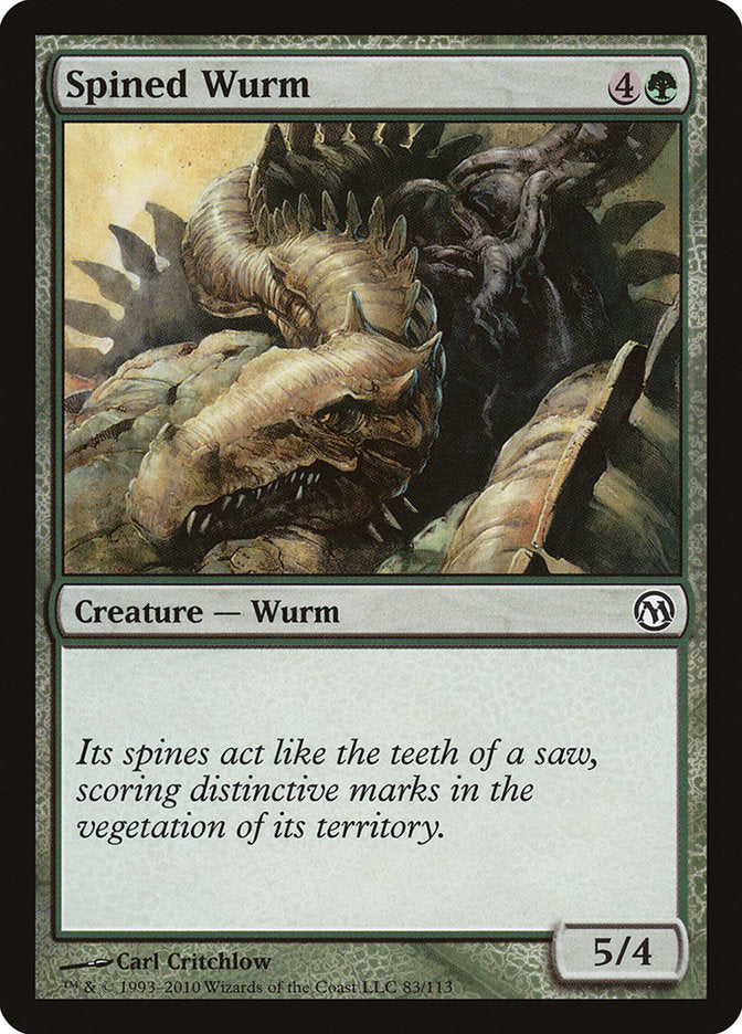 Spined Wurm [Duels of the Planeswalkers] | North Valley Games