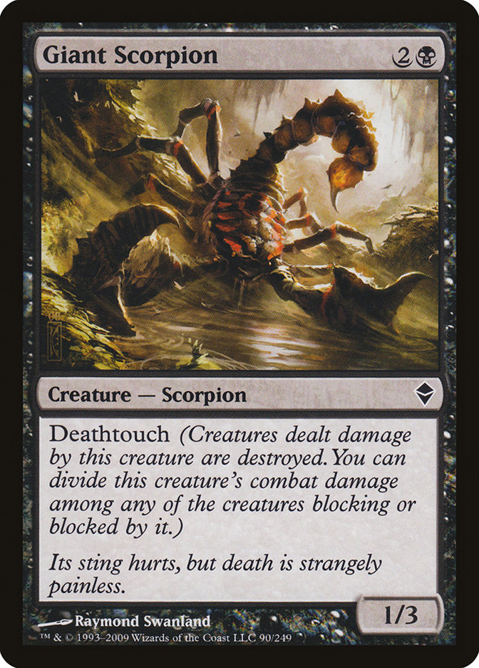 Giant Scorpion [Zendikar] | North Valley Games