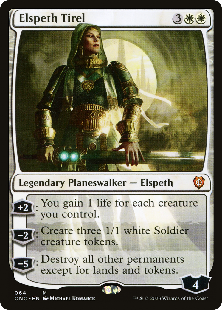 Elspeth Tirel [Phyrexia: All Will Be One Commander] | North Valley Games