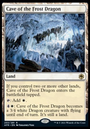 Cave of the Frost Dragon (Promo Pack) [Dungeons & Dragons: Adventures in the Forgotten Realms Promos] | North Valley Games