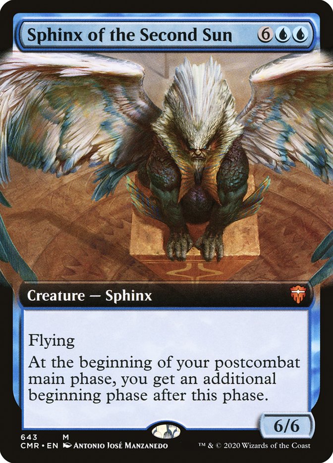 Sphinx of the Second Sun (Extended Art) [Commander Legends] | North Valley Games