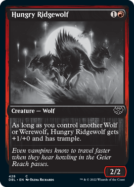 Hungry Ridgewolf [Innistrad: Double Feature] | North Valley Games