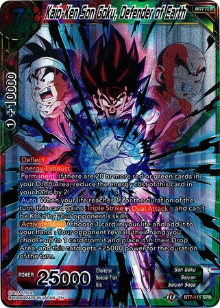 Kaio-Ken Son Goku, Defender of Earth (SPR) (BT7-111) [Assault of the Saiyans] | North Valley Games