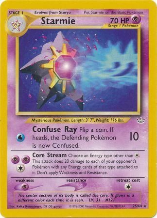 Starmie (25/64) [Neo Revelation Unlimited] | North Valley Games