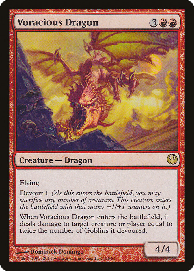 Voracious Dragon [Duel Decks: Knights vs. Dragons] | North Valley Games