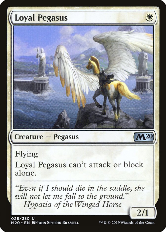 Loyal Pegasus [Core Set 2020] | North Valley Games