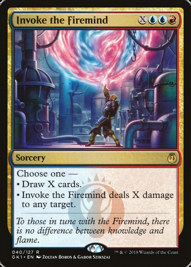 Invoke the Firemind [Guilds of Ravnica Guild Kit] | North Valley Games