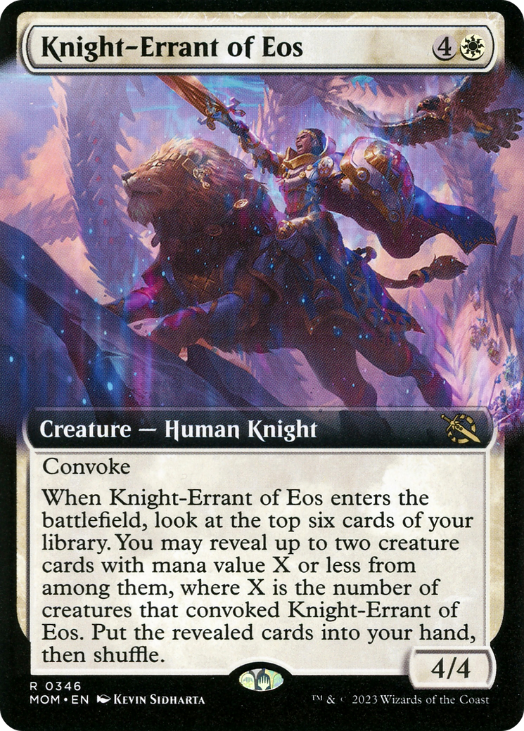 Knight-Errant of Eos (Extended Art) [March of the Machine] | North Valley Games