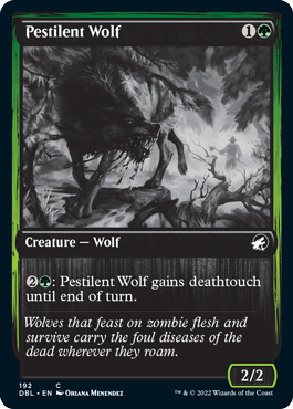 Pestilent Wolf [Innistrad: Double Feature] | North Valley Games