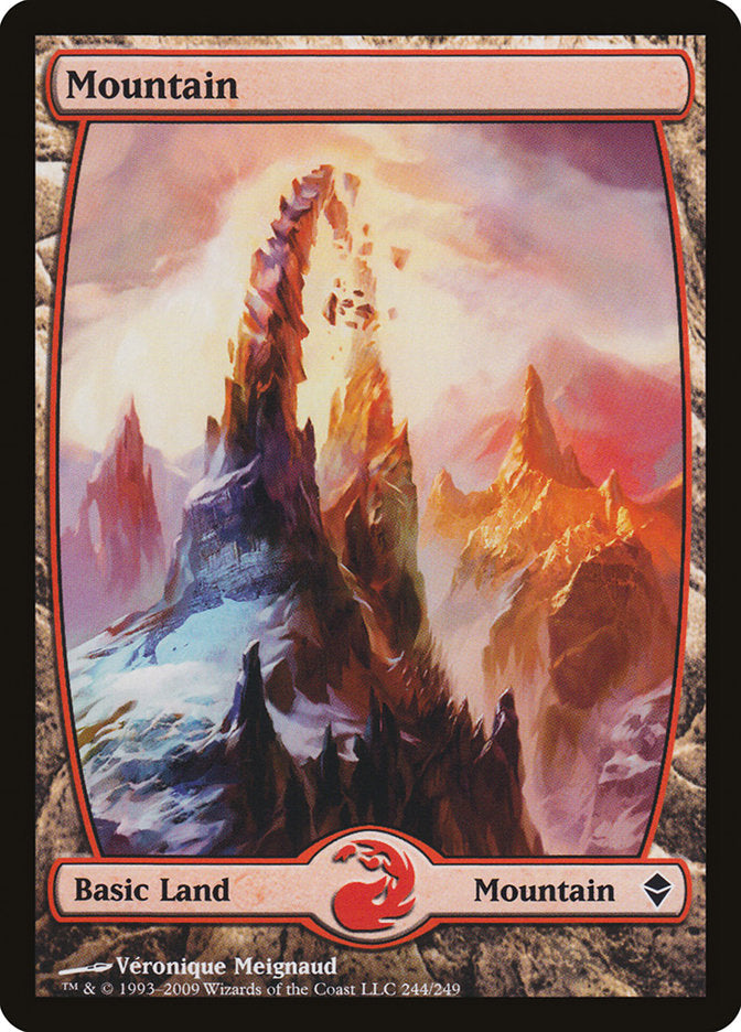 Mountain (244) [Zendikar] | North Valley Games