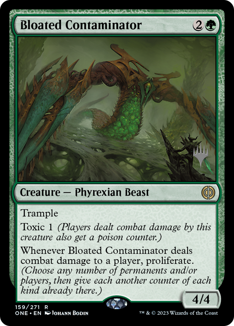 Bloated Contaminator (Promo Pack) [Phyrexia: All Will Be One Promos] | North Valley Games